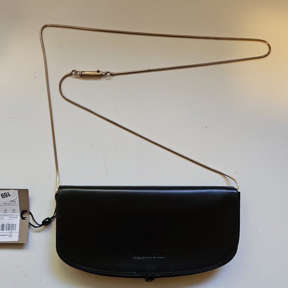Black Leather Cluch